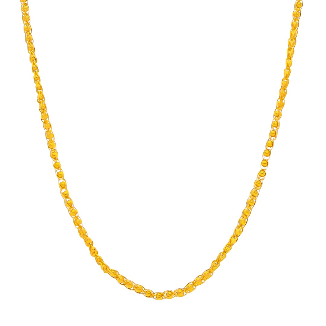 Lustrous Ball Uri Gold Chain for women